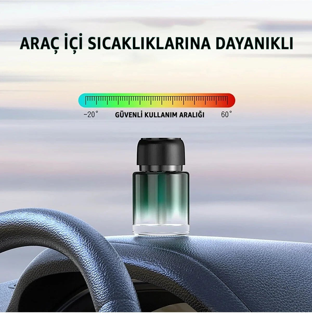 Araç İçi Hava Nemlendirici ve Difüzör– Aromaterapi, Yıldız Tavan Yansıtma, Taşınabilir Şarjlı