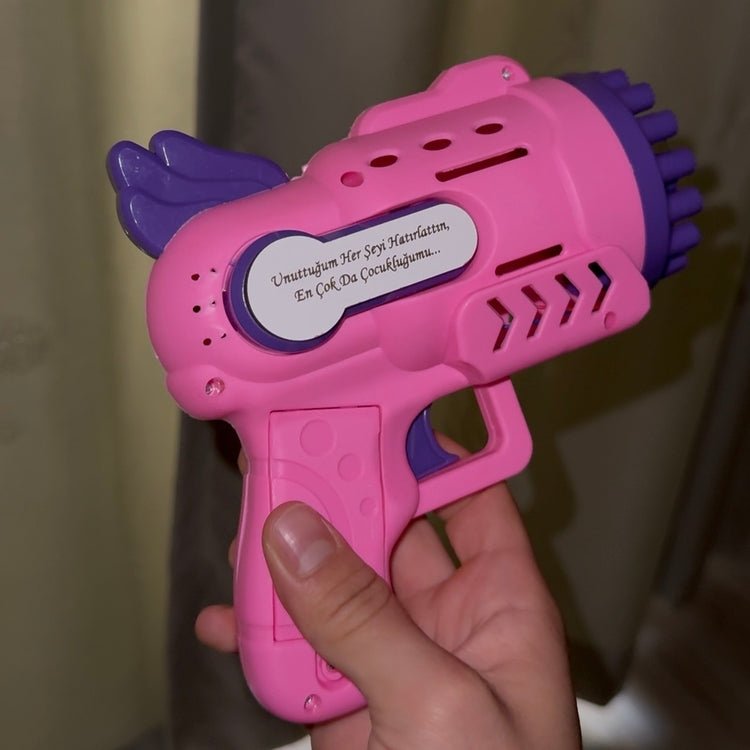 Kişiselleştirilebilir PEMBE Köpük Tabancası